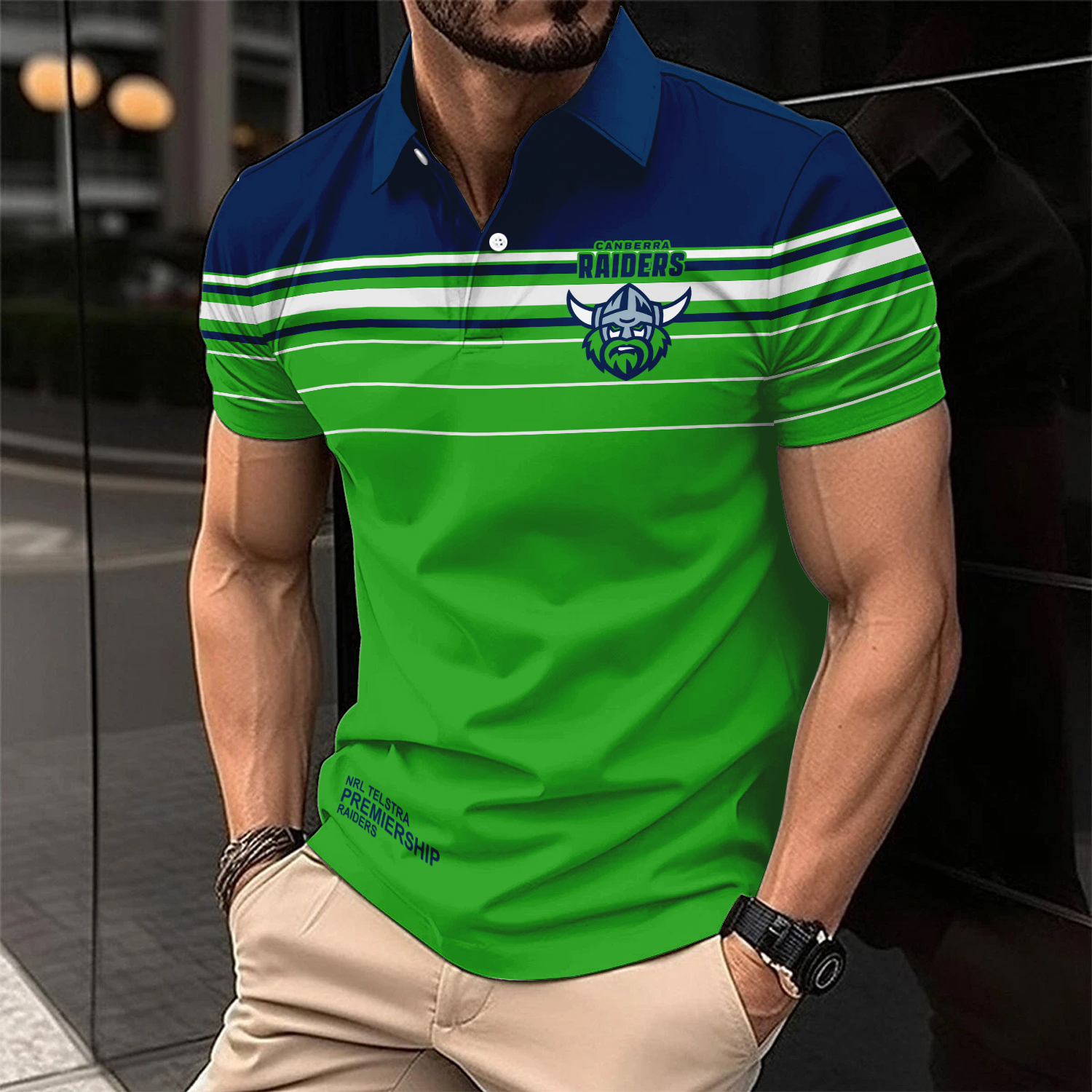 Auspiritmerch Canberra Raiders Personalized Polo Shirt Gift For Fans