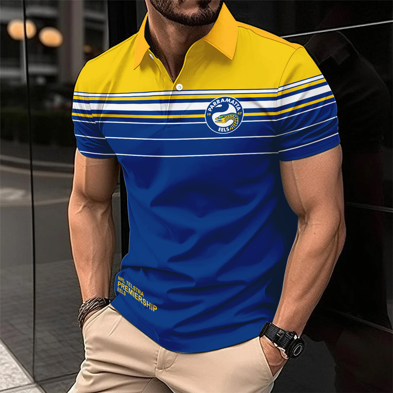 Auspiritmerch Parramatta Eels Personalized Polo Shirt Gift For Fans