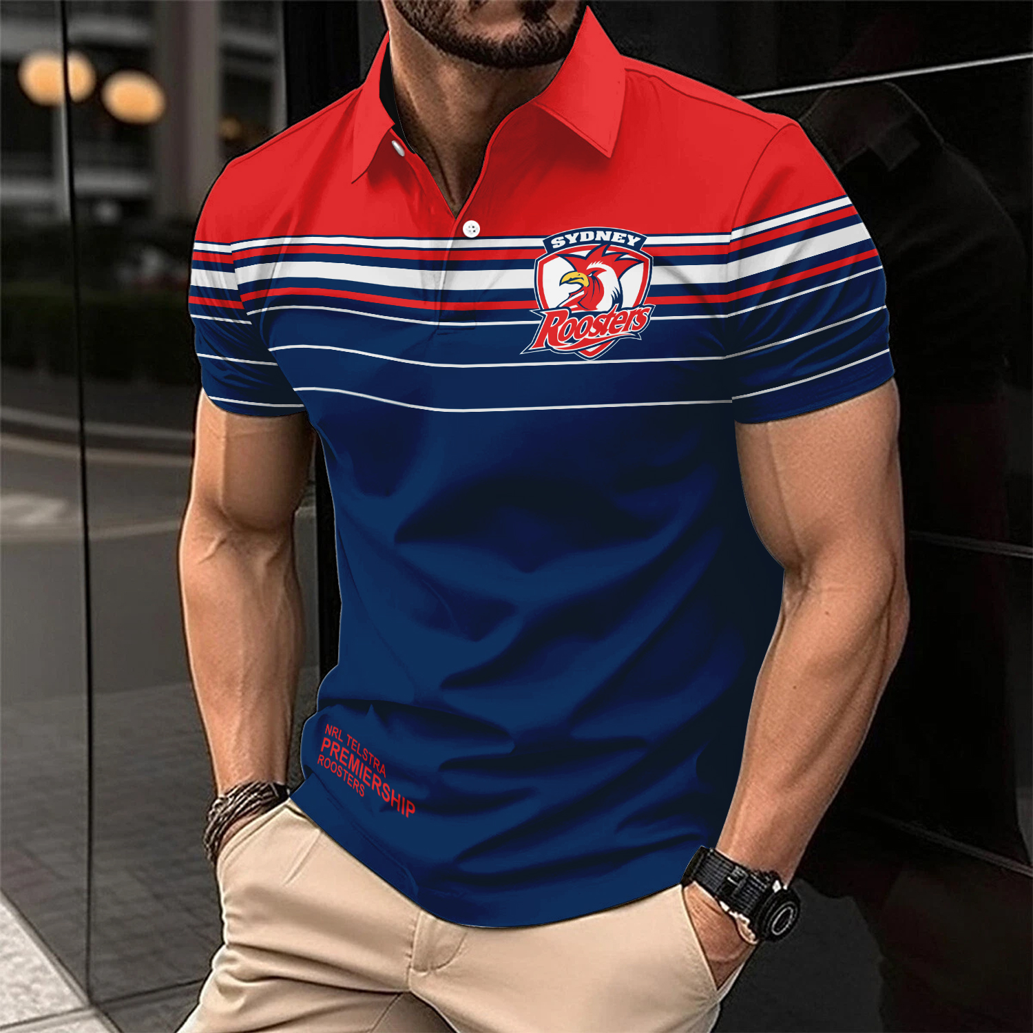 Auspiritmerch Sydney Roosters Personalized Polo Shirt Gift For Fans