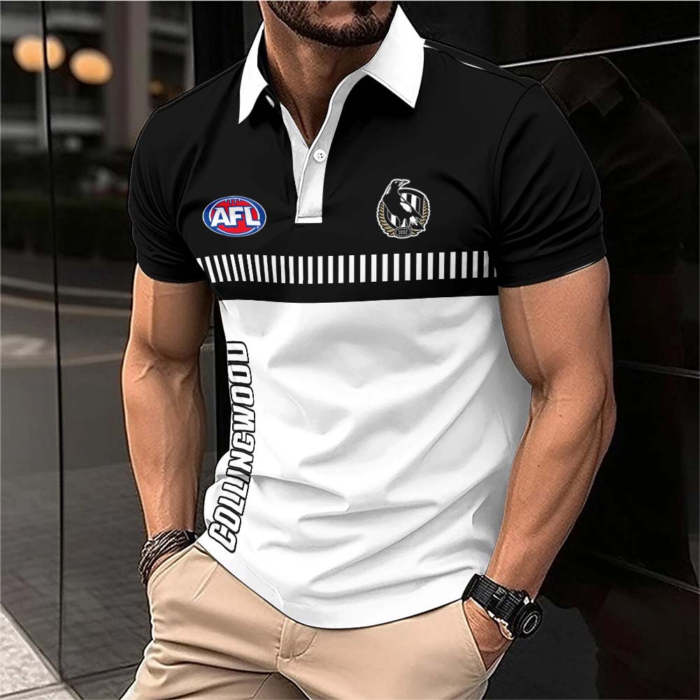 Auspiritmerch Collingwood Magpies Personalized Polo Shirt Gift For Fans