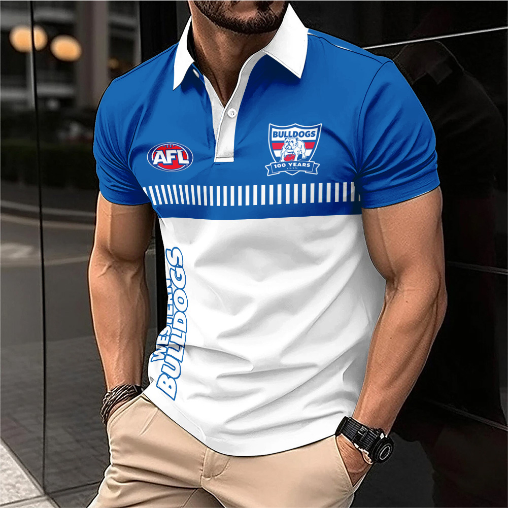Auspiritmerch Western Bulldogs Personalized Polo Shirt Gift For Fans