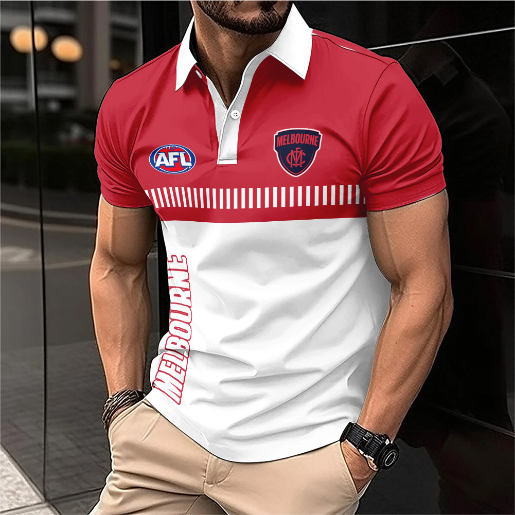 Auspiritmerch Melbourne Demons Personalized Polo Shirt Gift For Fans