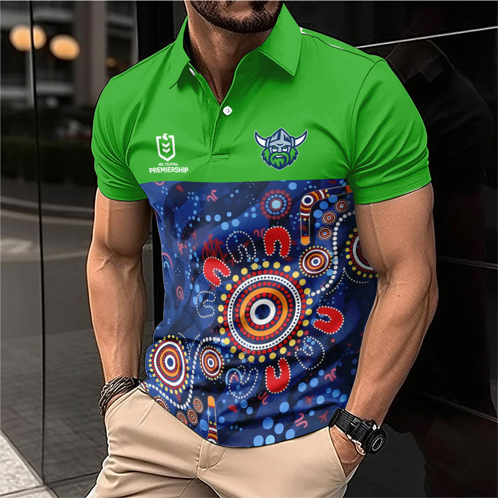 Auspiritmerch Canberra Raiders Personalized Polo Shirt Gift For Fans