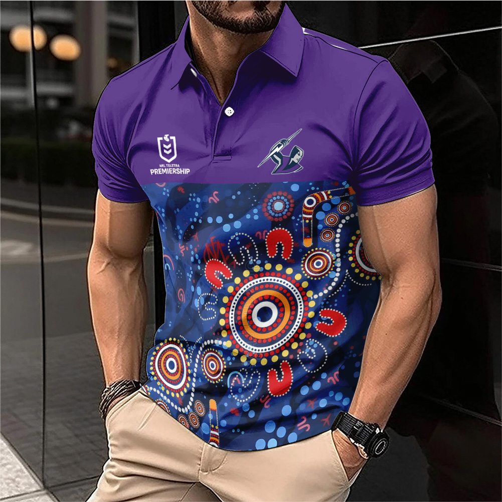 Auspiritmerch Melbourne Storm Personalized Polo Shirt Gift For Fans