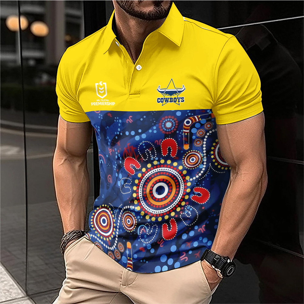 Auspiritmerch North Queensland Cowboys Personalized Polo Shirt Gift For Fans