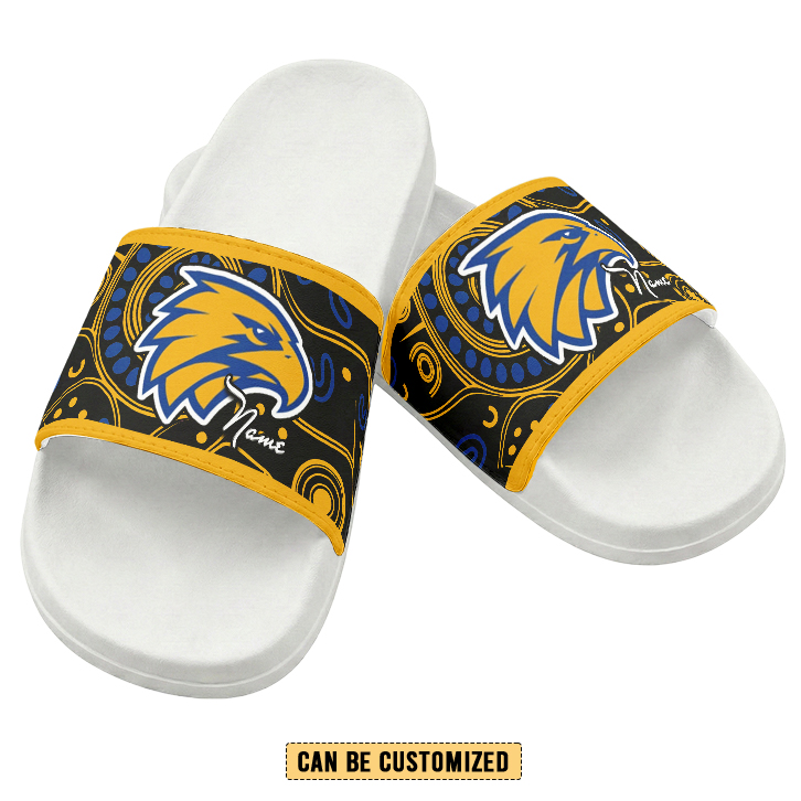 Auspiritmerch West Coast Eagles Personalized Sports Slippers Gift For Fans