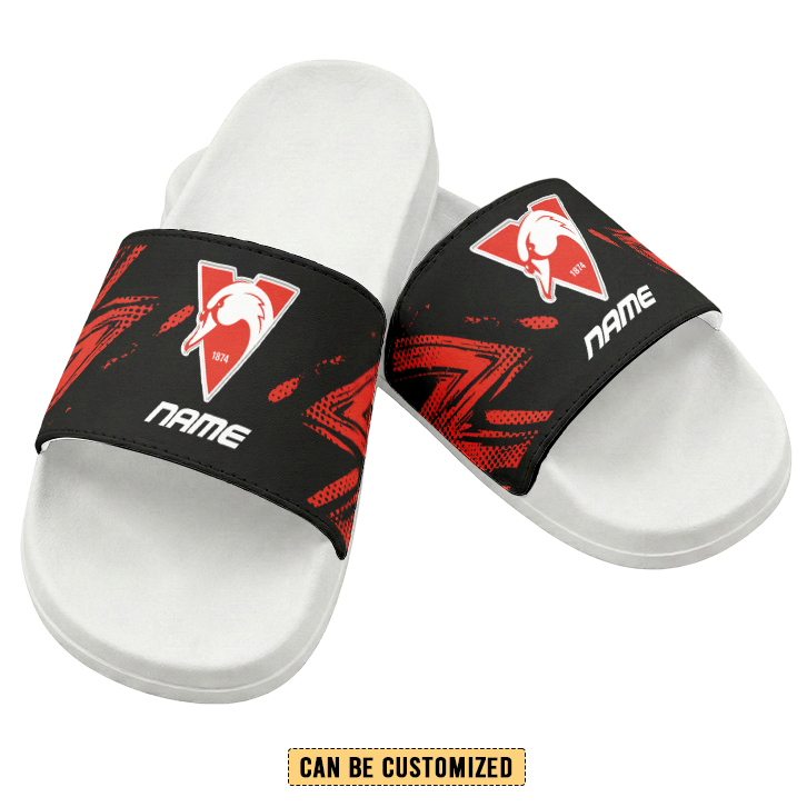 Auspiritmerch Sydney Swans Personalized Sports Slippers Gift For Fans
