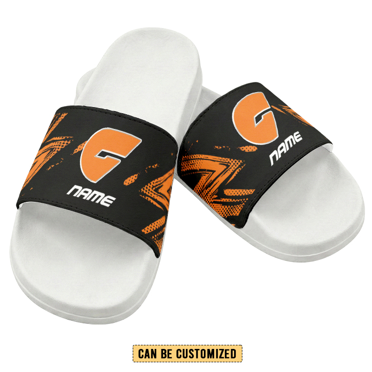 Auspiritmerch GWS Giants Personalized Sports Slippers Gift For Fans