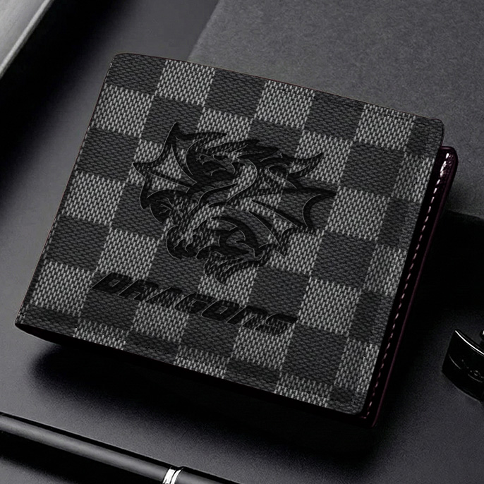 Auspiritmerch St. George Illawarra Dragons Personalized Leather Wallet Gift For Fans