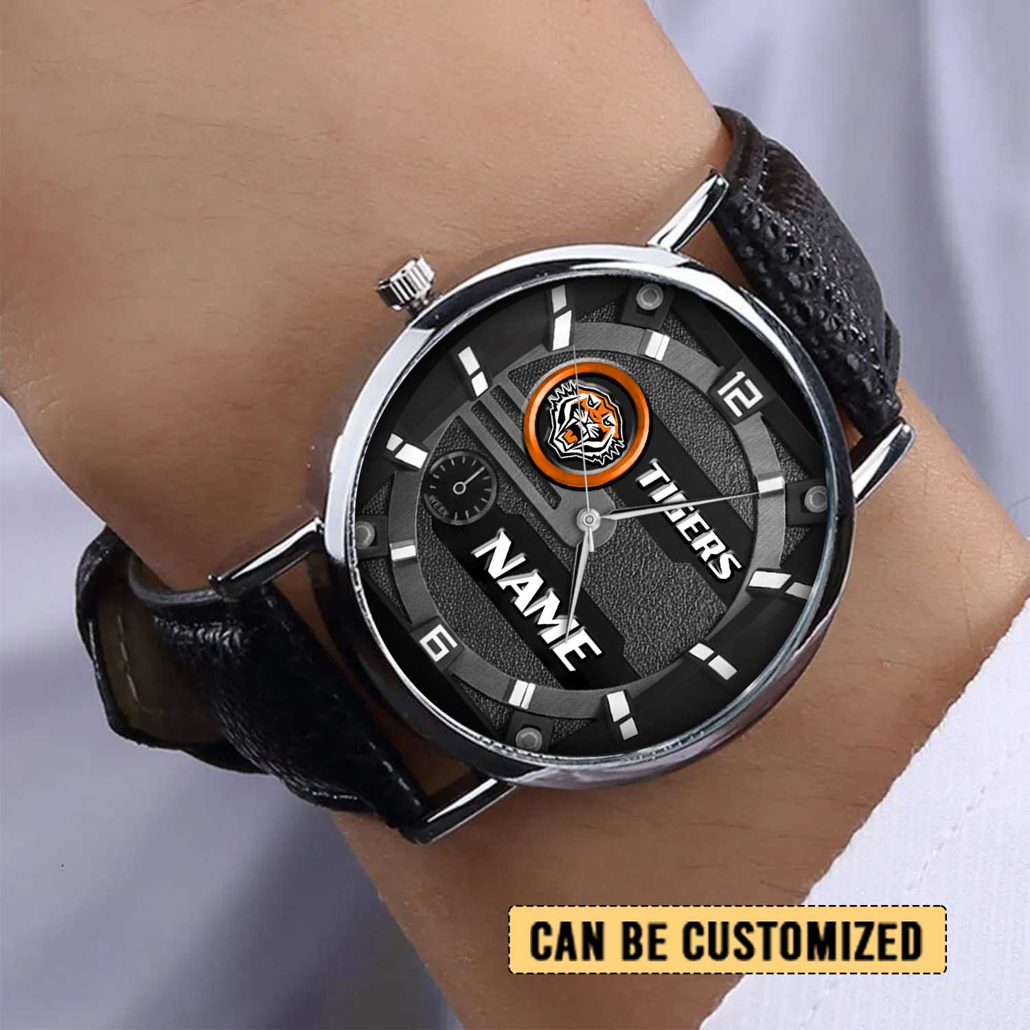 Auspiritmerch Wests Tigers Personalized Stitched Leather Watch Gift For Fans