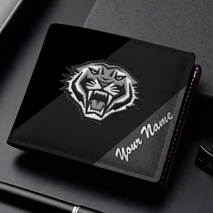Auspiritmerch Wests Tigers Personalized Leather Wallet Gift For Fans