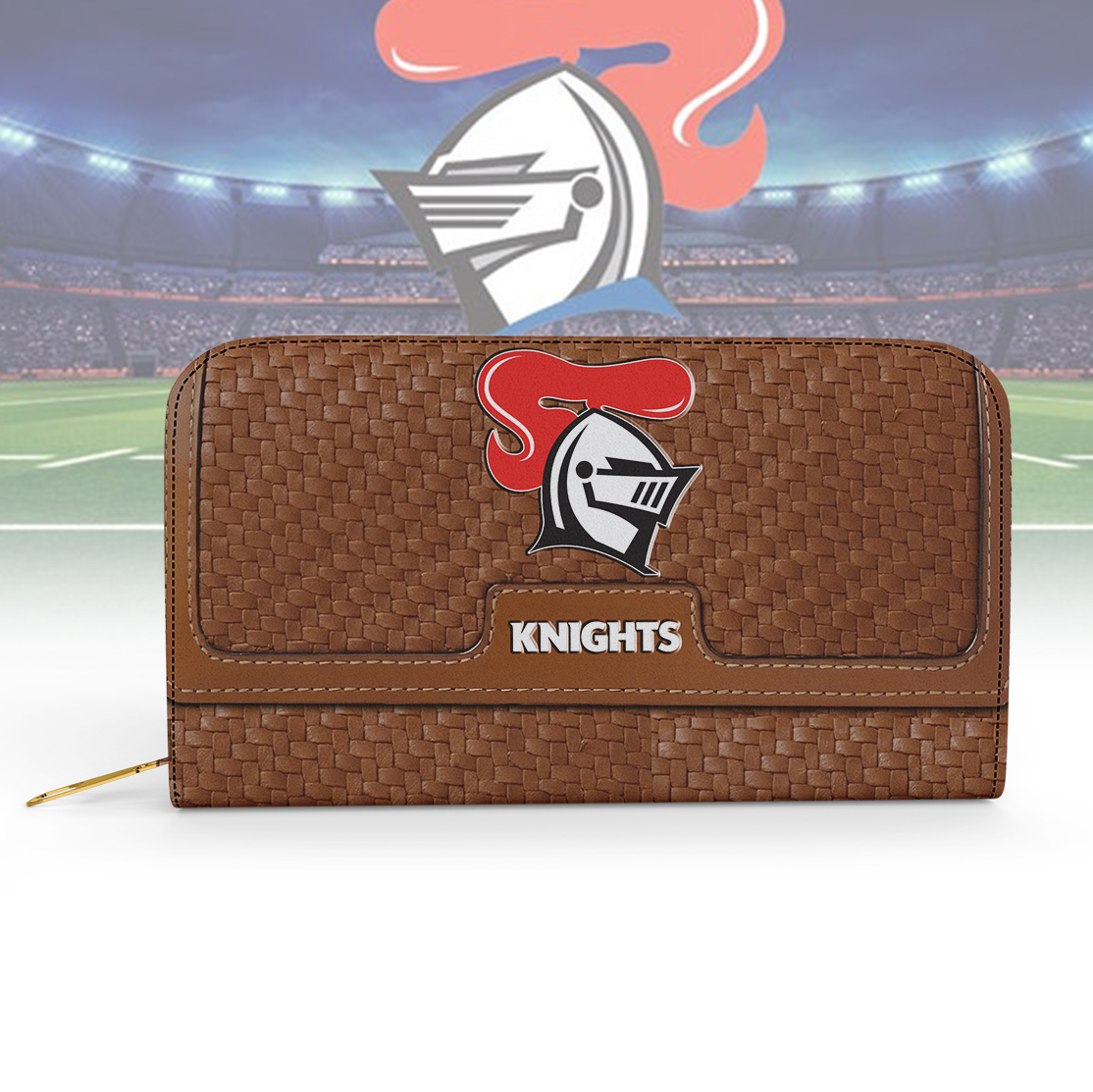 Auspiritmerch Newcastle Knights Personalized Clutch Purse Gift For Fans