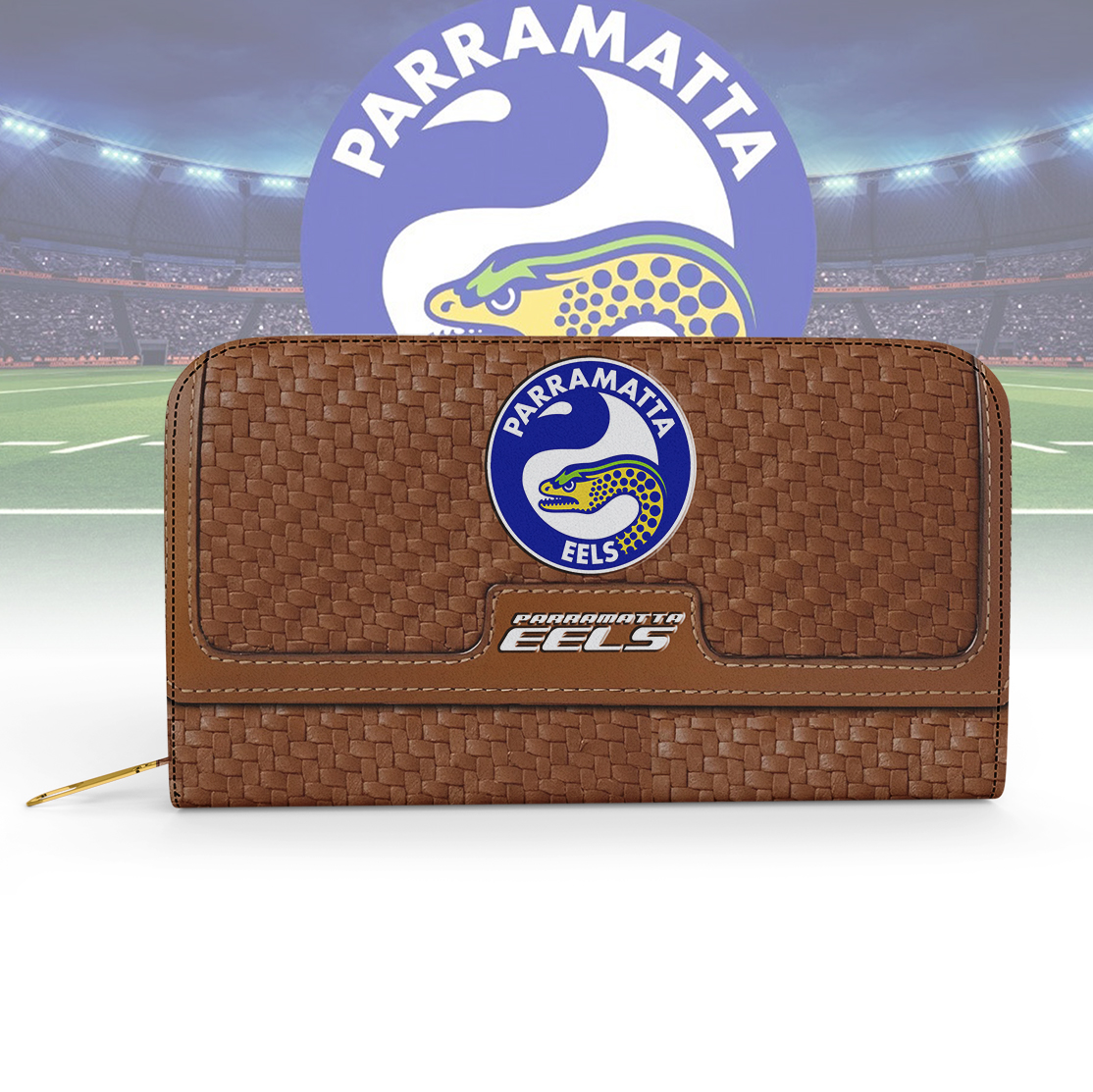 Auspiritmerch Parramatta Eels Personalized Clutch Purse Gift For Fans