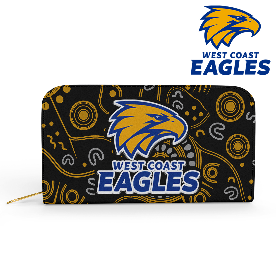 Auspiritmerch West Coast Eagles Personalized Clutch Purse Gift For Fans