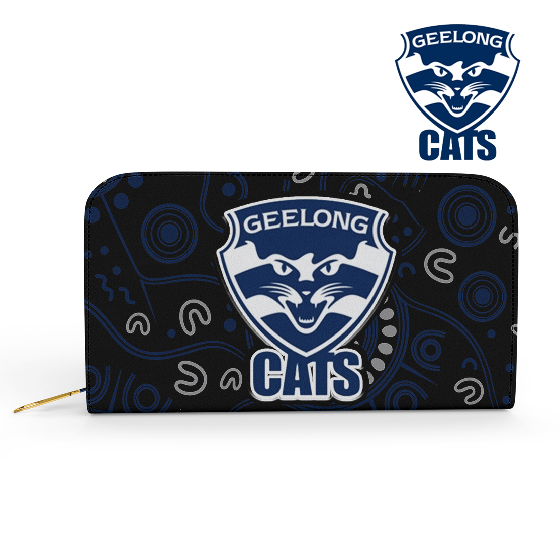 Auspiritmerch Geelong Cats Personalized Clutch Purse Gift For Fans
