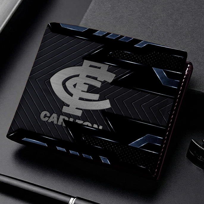 Auspiritmerch Carlton Blues Personalized Leather Wallet Gift For Fans