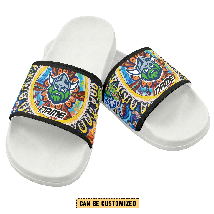 Auspiritmerch Canberra Raiders Personalized Sports Slippers Gift For Fans