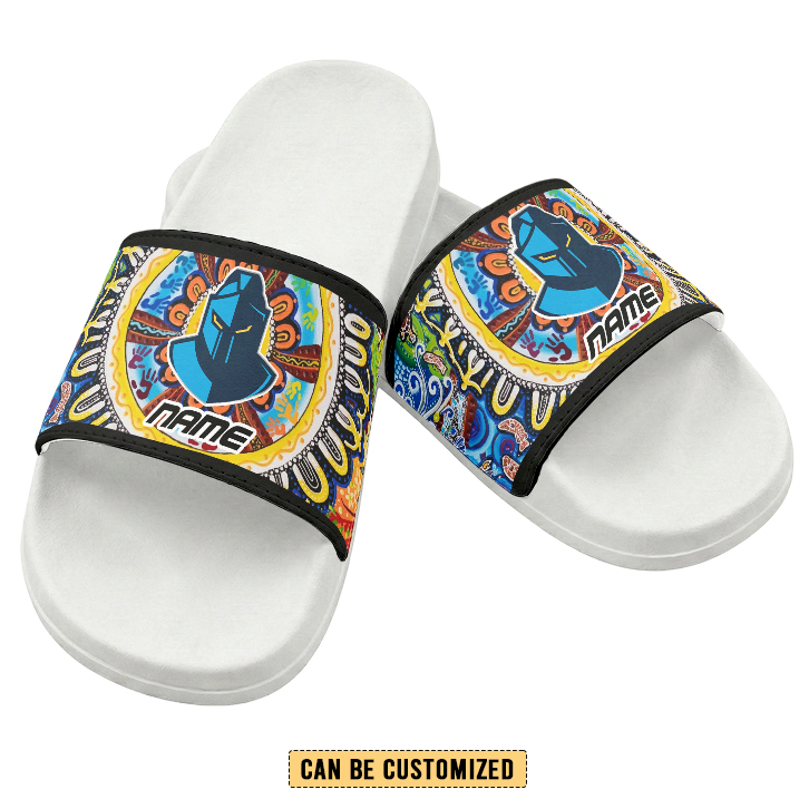 Auspiritmerch Gold Coast Titans Personalized Sports Slippers Gift For Fans