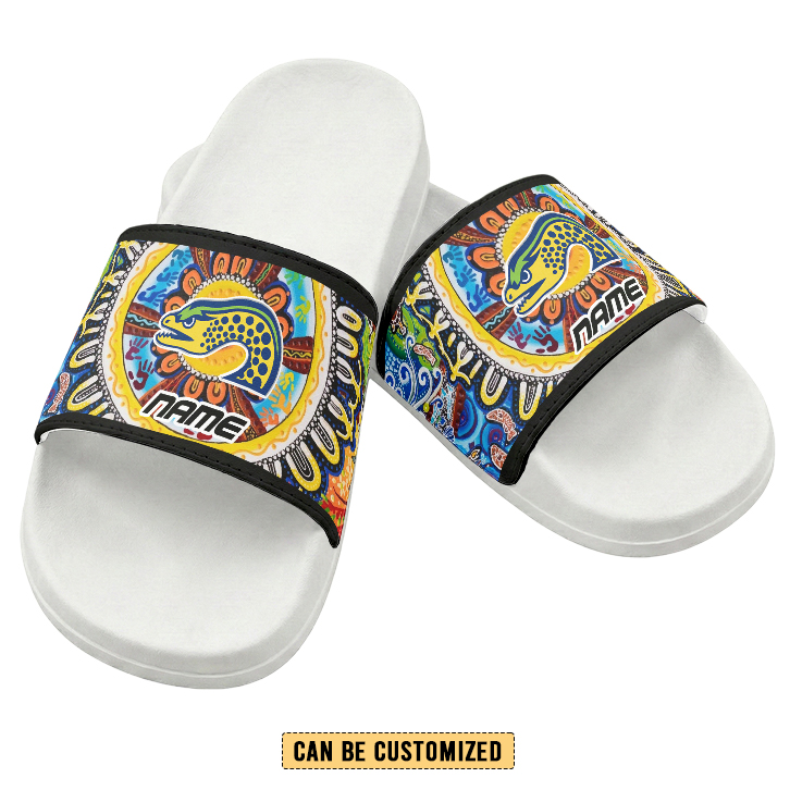 Auspiritmerch Parramatta Eels Personalized Sports Slippers Gift For Fans