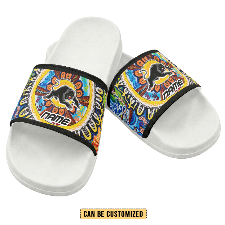 Auspiritmerch Penrith Panthers Personalized Sports Slippers Gift For Fans
