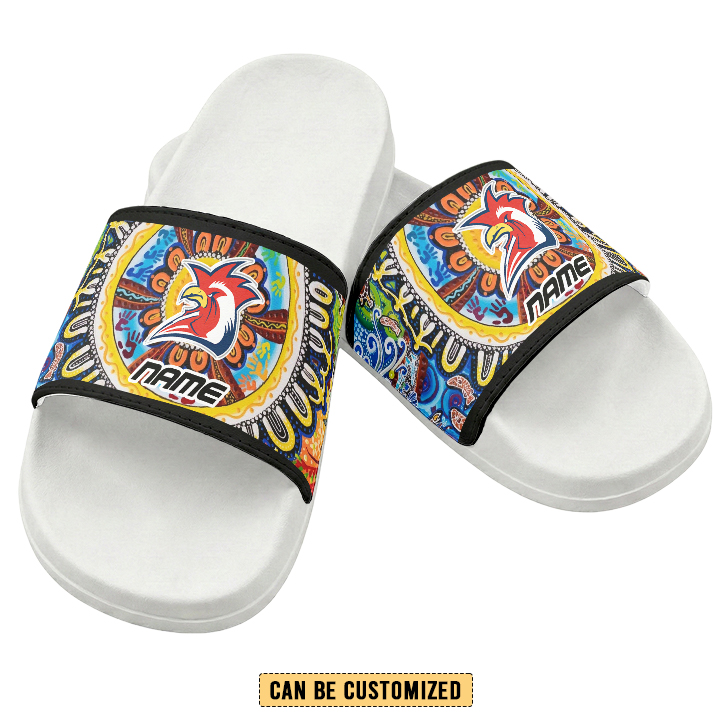 Auspiritmerch Sydney Roosters Personalized Sports Slippers Gift For Fans