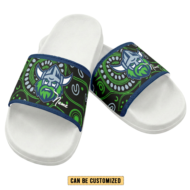 Auspiritmerch Canberra Raiders Personalized Sports Slippers Gift For Fans