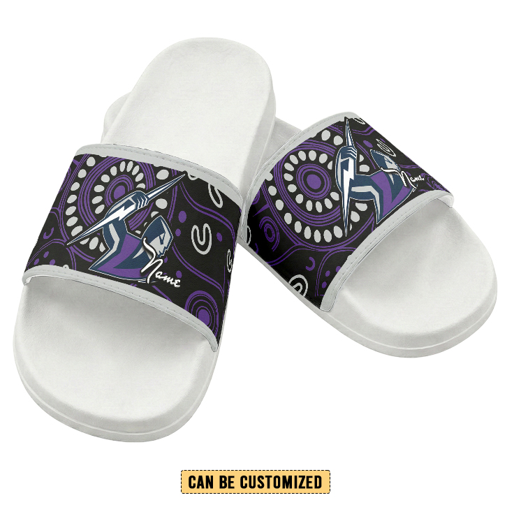 Auspiritmerch Melbourne Storm Personalized Sports Slippers Gift For Fans