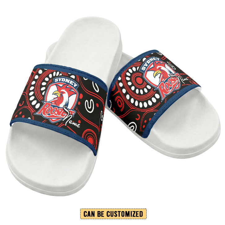 Auspiritmerch Sydney Roosters Personalized Sports Slippers Gift For Fans
