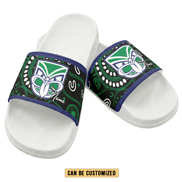 Auspiritmerch New Zealand Warriors Personalized Sports Slippers Gift For Fans