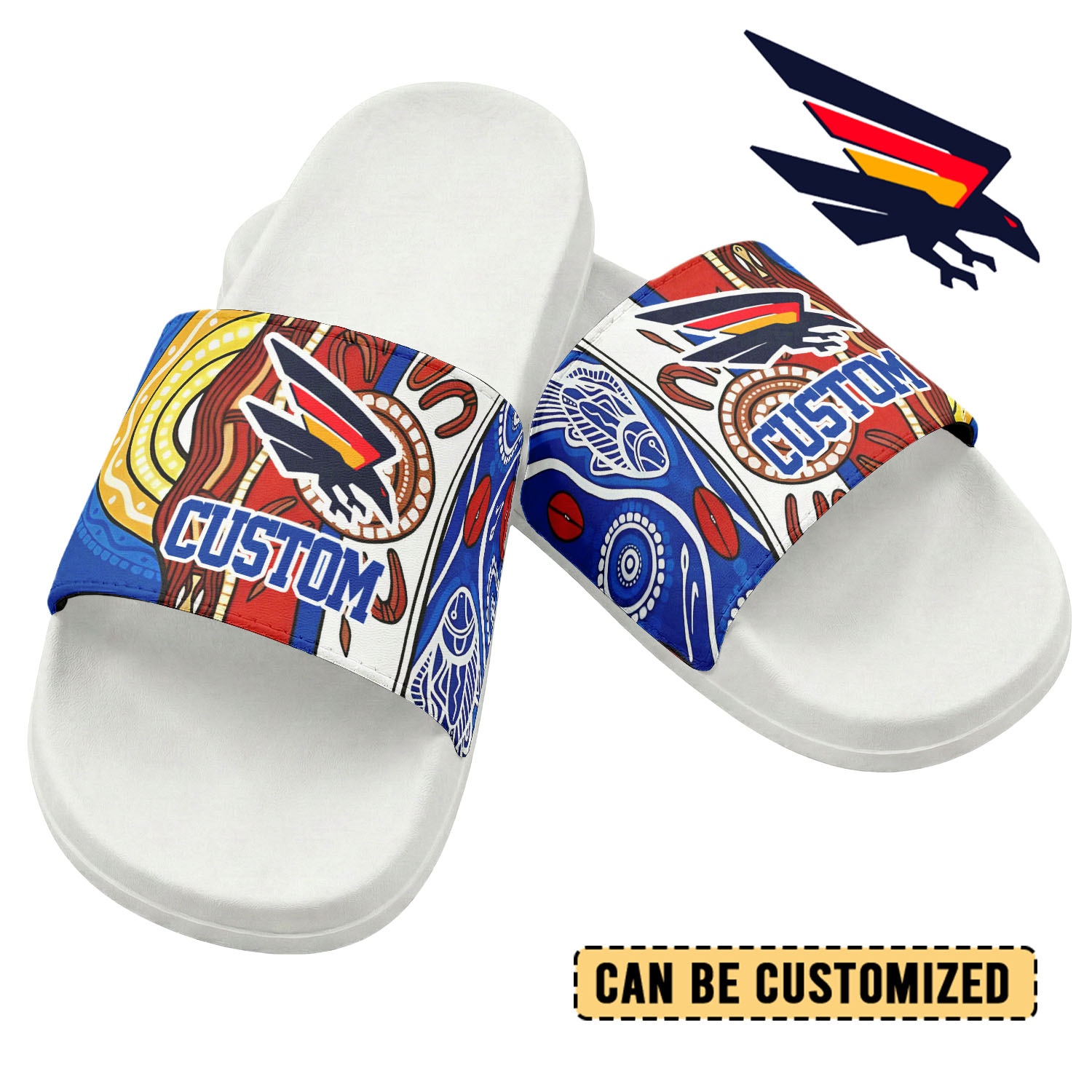 Auspiritmerch Adelaide Crows Personalized Sports Slippers Gift For Fans