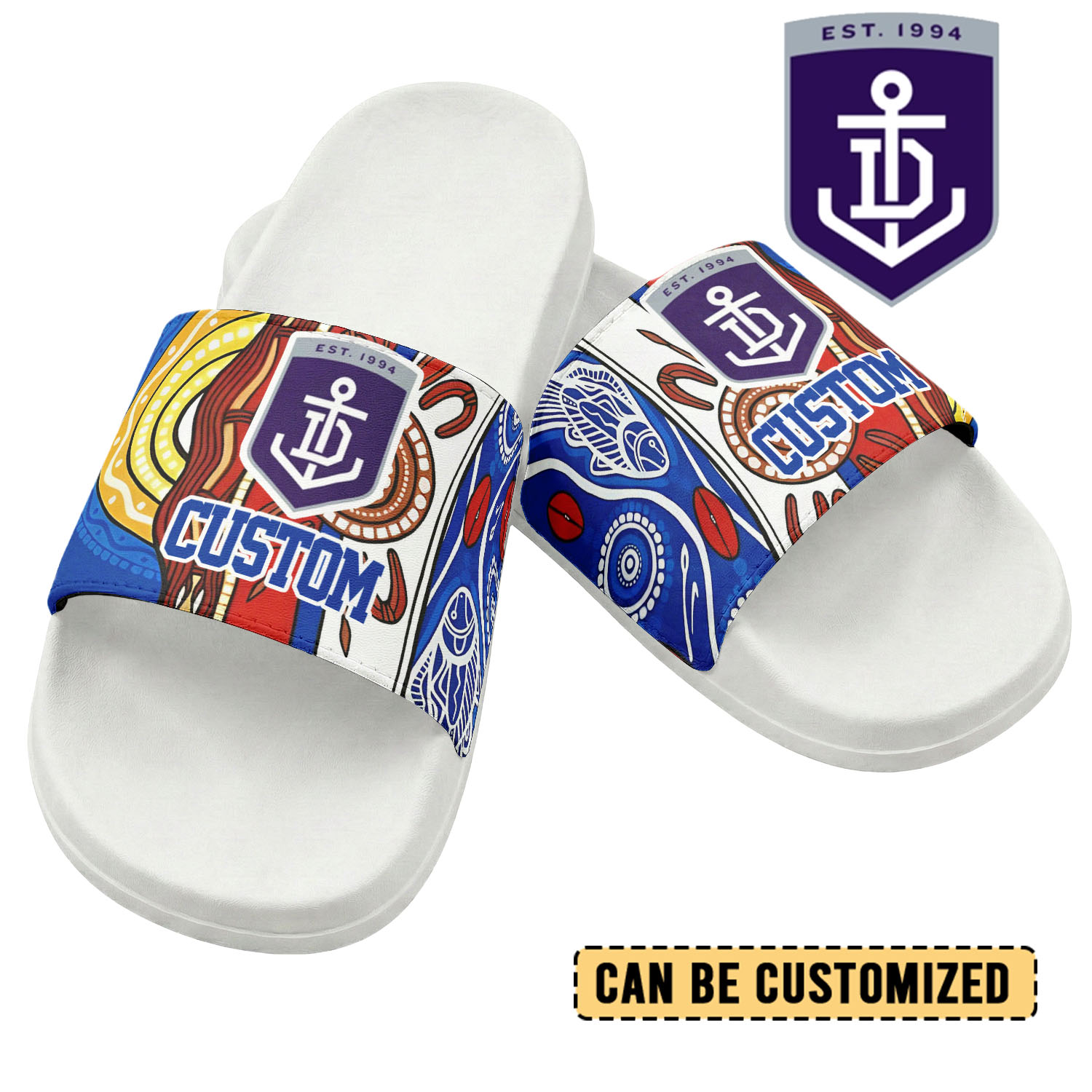 Auspiritmerch Fremantle Dockers Personalized Sports Slippers Gift For Fans