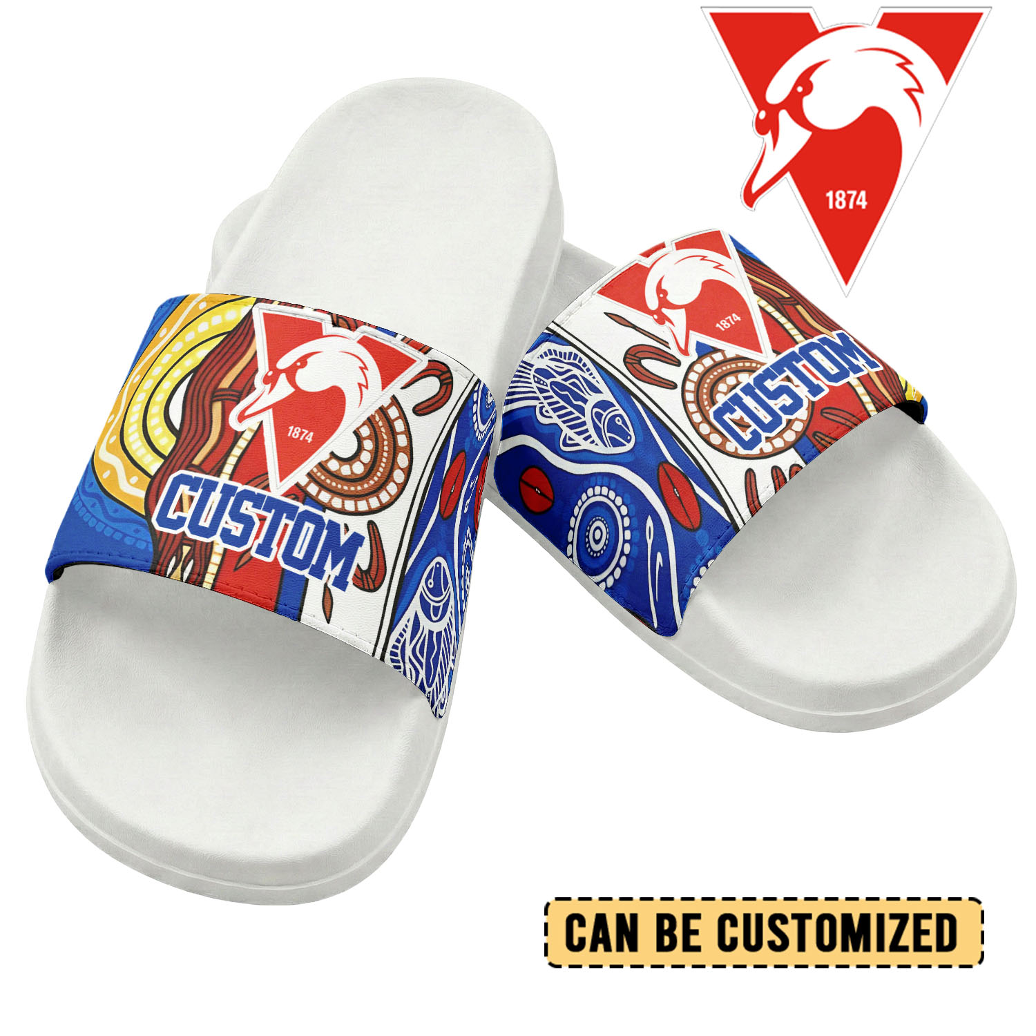 Auspiritmerch Sydney Swans Personalized Sports Slippers Gift For Fans