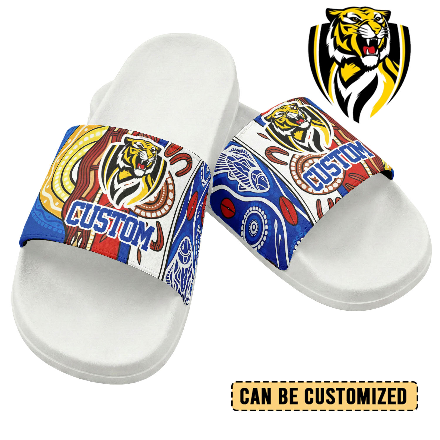 Auspiritmerch Richmond Tigers Personalized Sports Slippers Gift For Fans