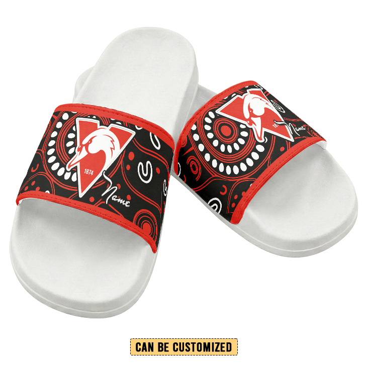 Auspiritmerch Sydney Swans Personalized Sports Slippers Gift For Fans