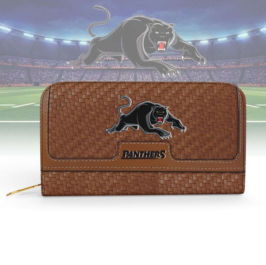 Auspiritmerch Penrith Panthers Personalized Clutch Purse Gift For Fans
