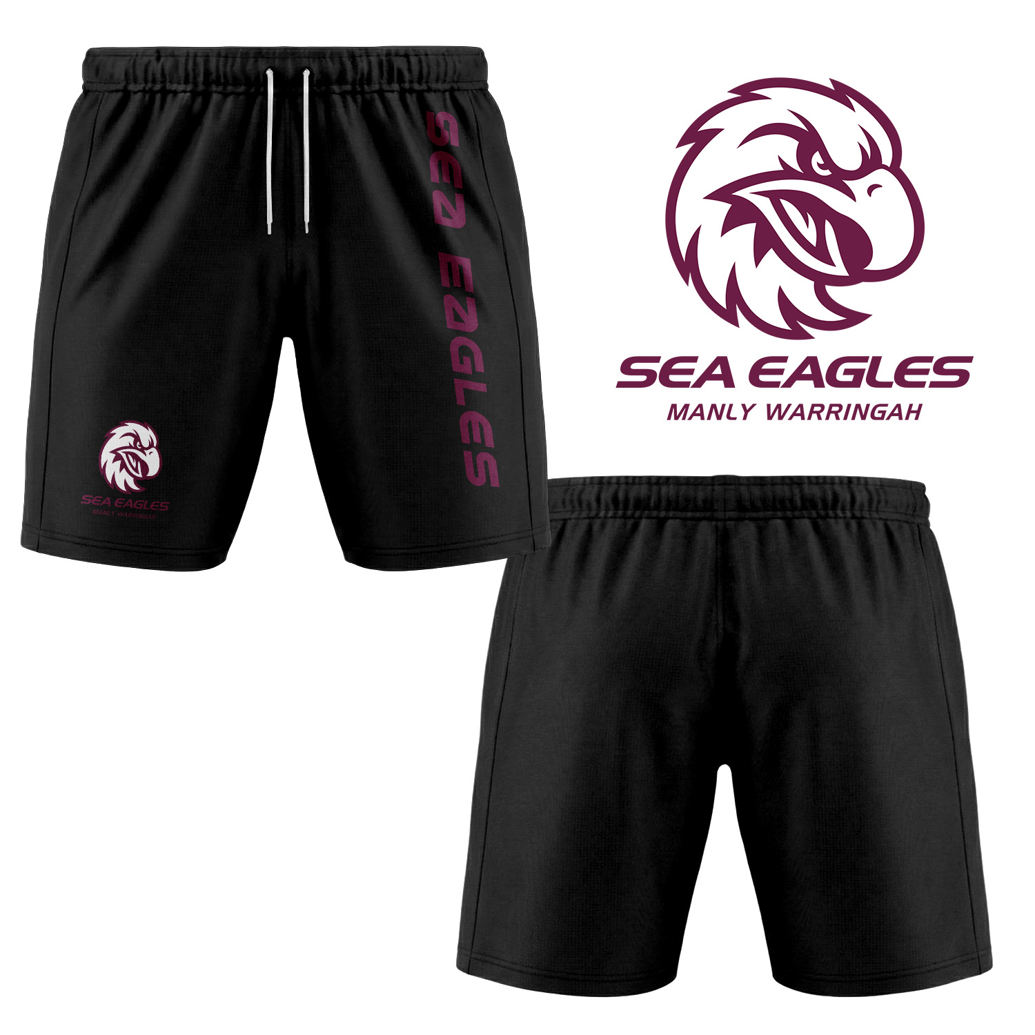 Auspiritmerch Manly Warringah Sea Eagles Personalized Short Pants Gift For Fans