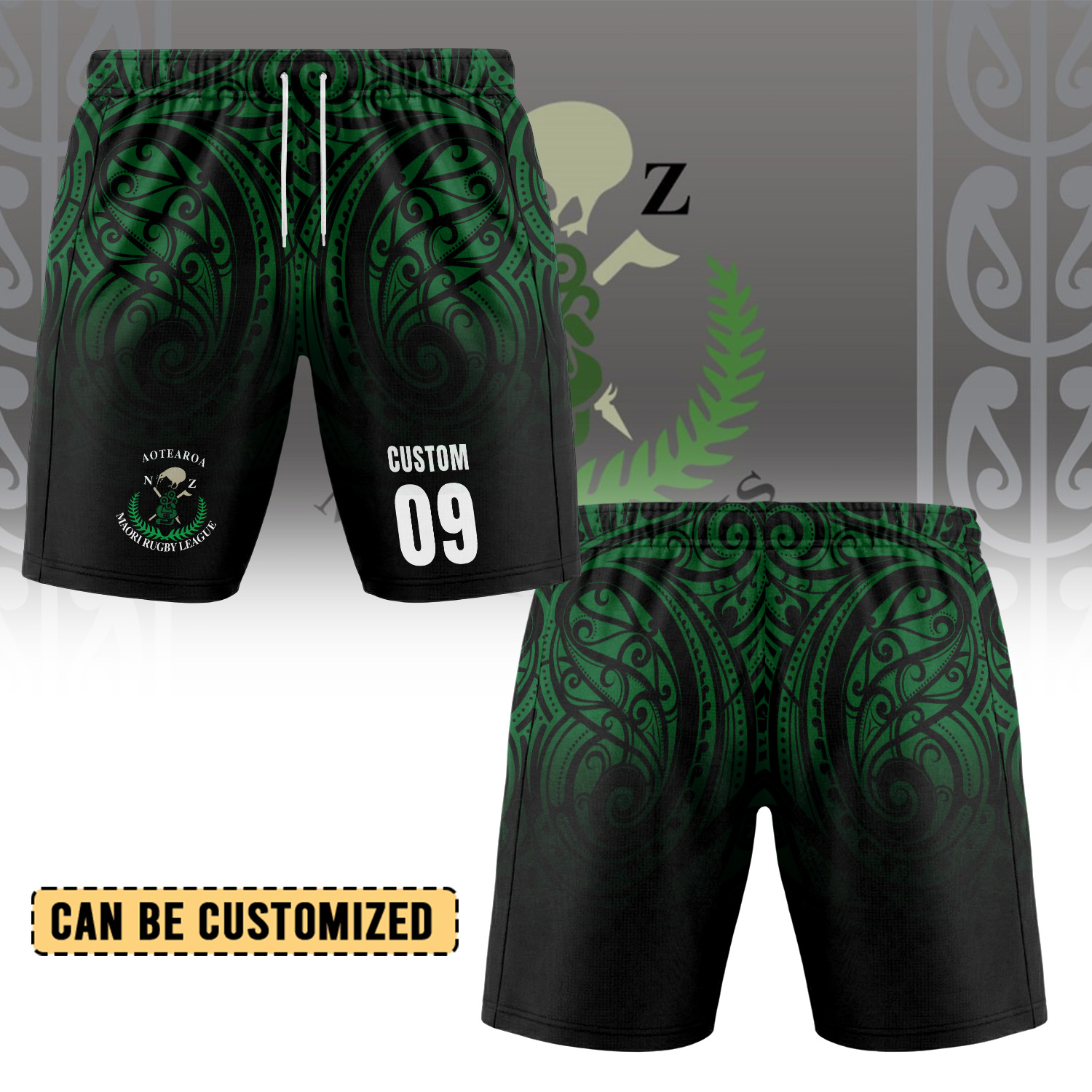 Auspiritmerch Maori All Stars Personalized Short Pants Gift For Fans