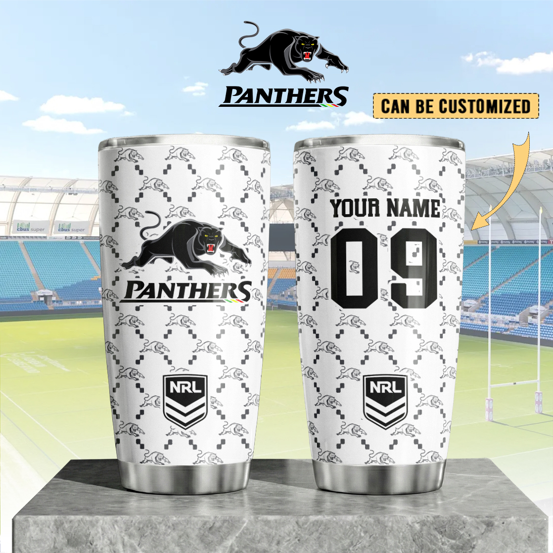 Auspiritmerch Penrith Panthers Custom Stanley Quencher 20oz Stainless Steel Tumbler