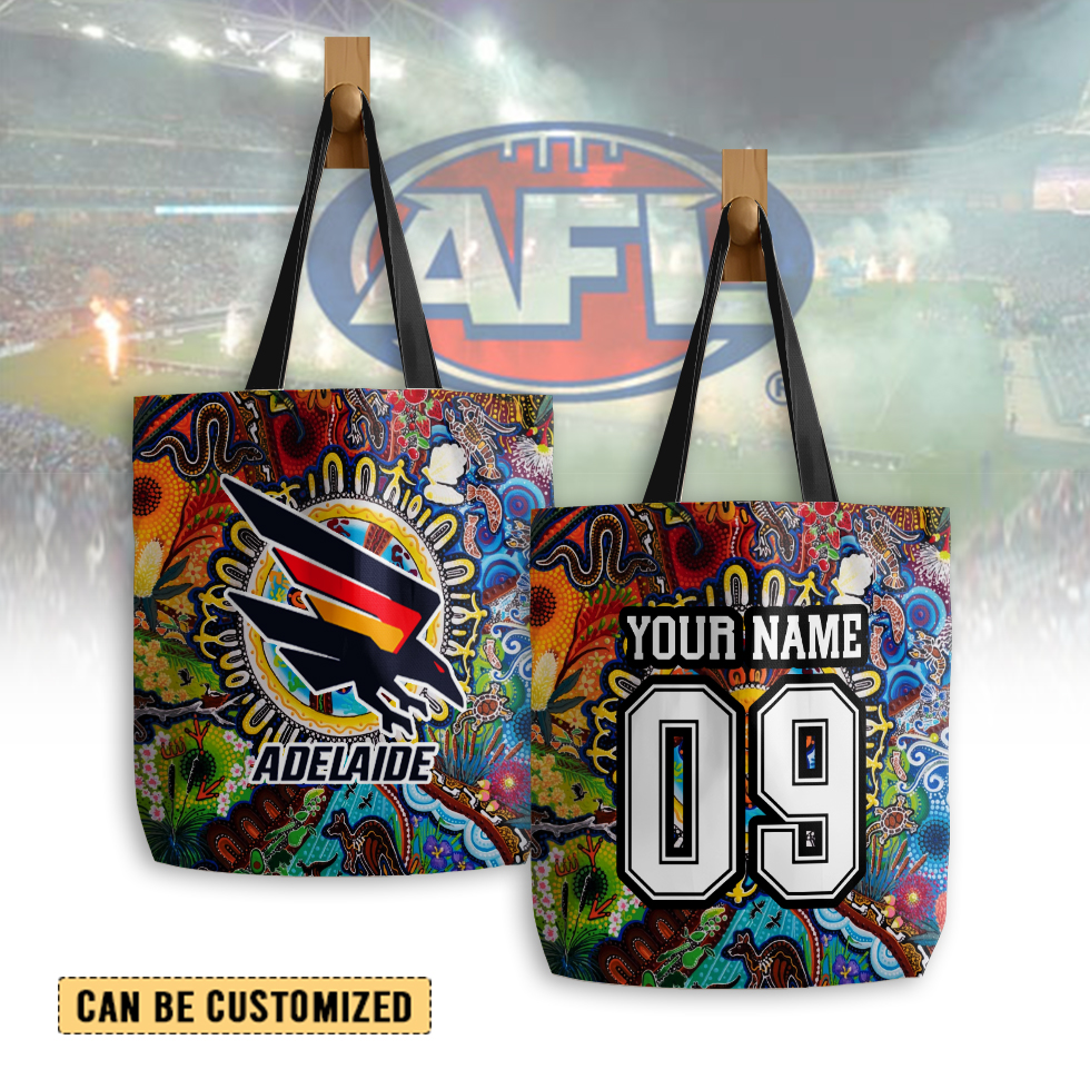 Auspiritmerch Adelaide Crows Personalized Tote Bags Gift For Fans