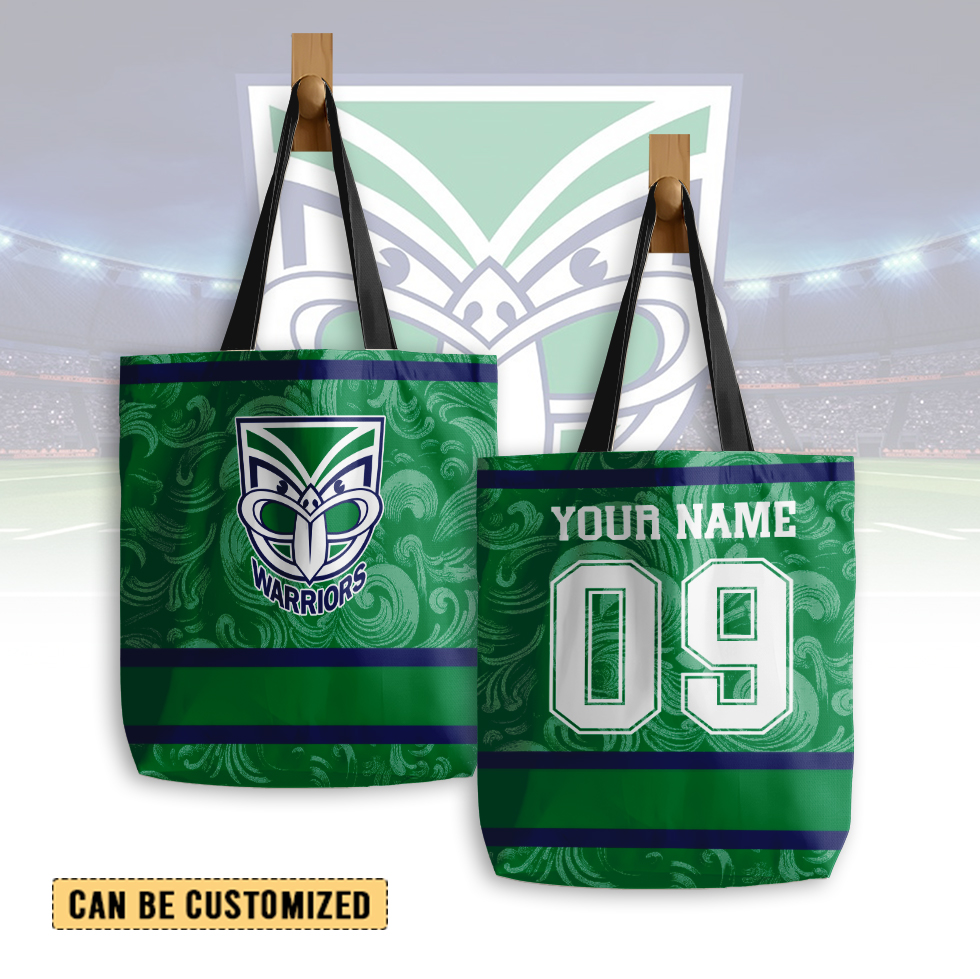 Auspiritmerch New Zealand Warriors Personalized Tote Bags Gift For Fans