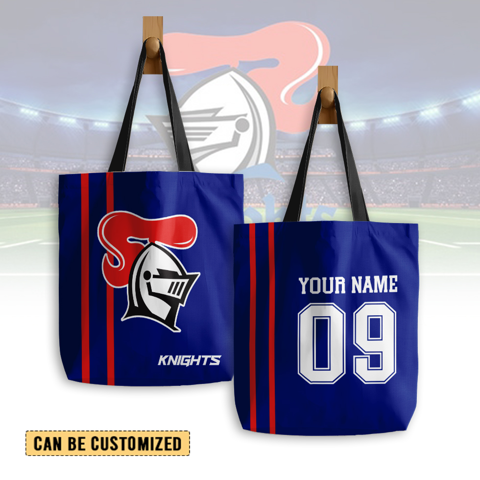 Auspiritmerch Newcastle Knights Personalized Tote Bags Gift For Fans