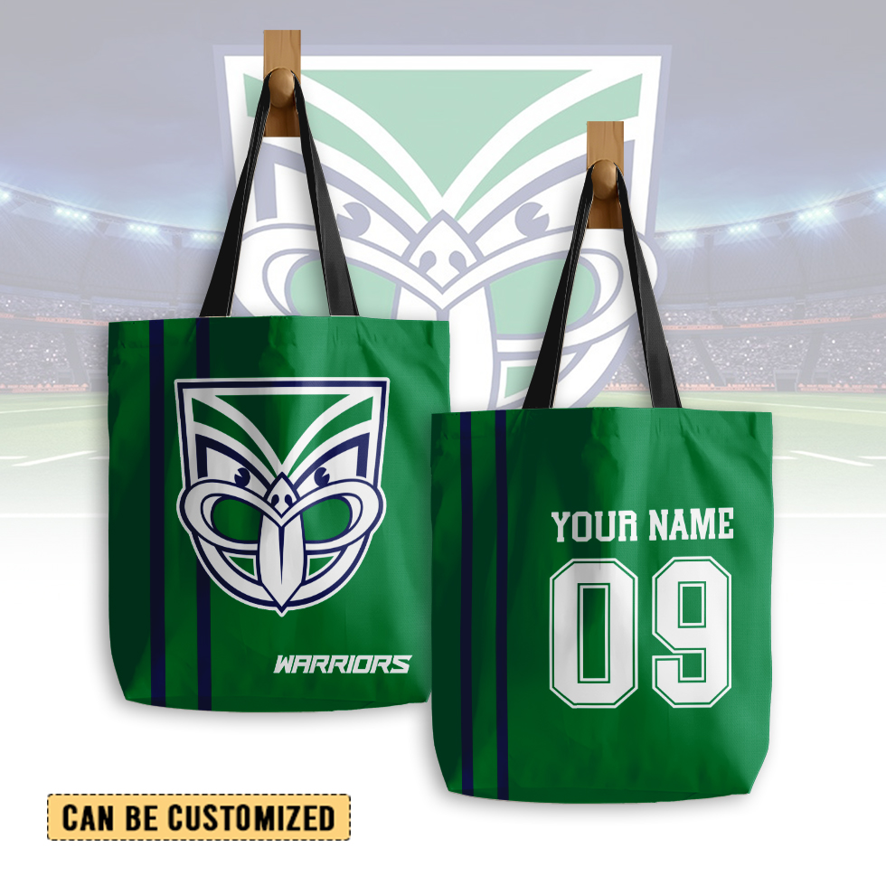 Auspiritmerch New Zealand Warriors Personalized Tote Bags Gift For Fans