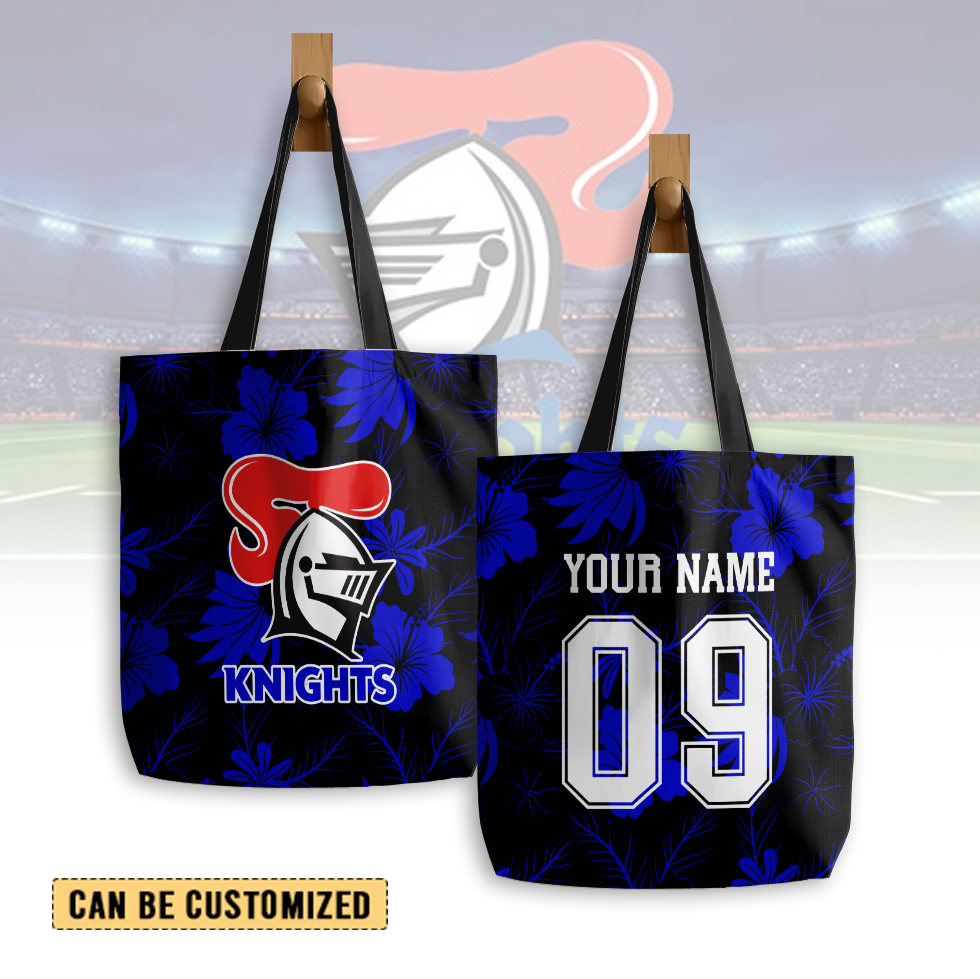 Auspiritmerch Newcastle Knights Personalized Tote Bags Gift For Fans
