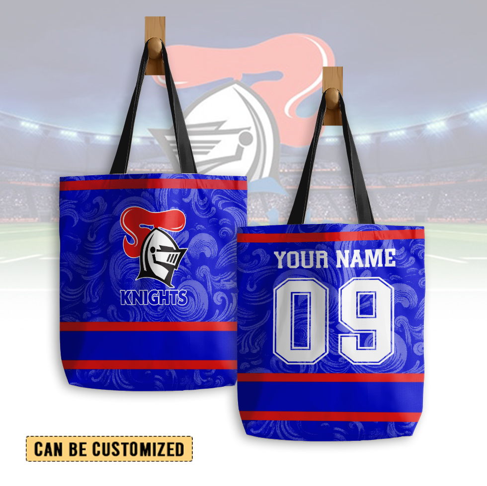 Auspiritmerch Newcastle Knights Personalized Tote Bags Gift For Fans