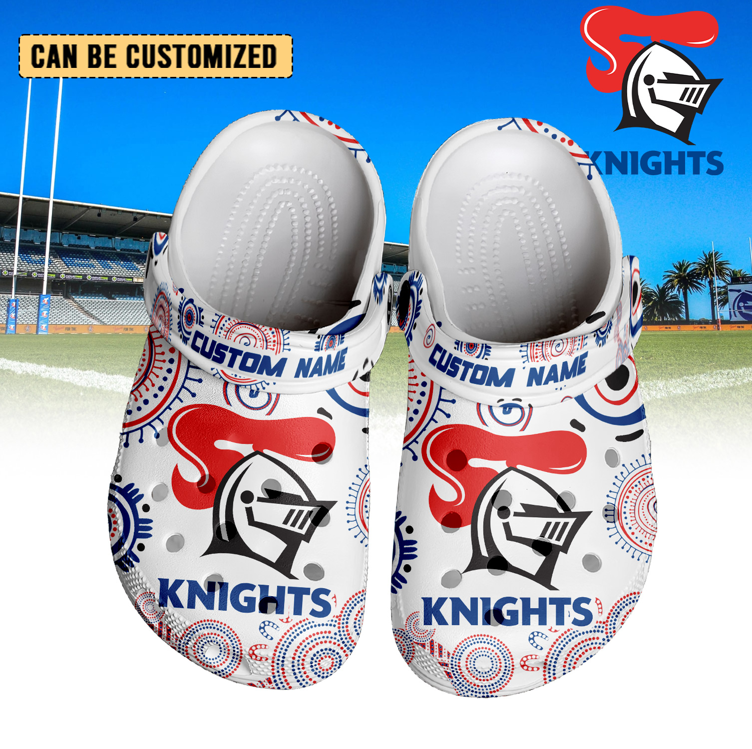 Auspiritmerch Newcastle Knights Crocs Crocband Clogs Shoes Comfortable For Men Women and Kids