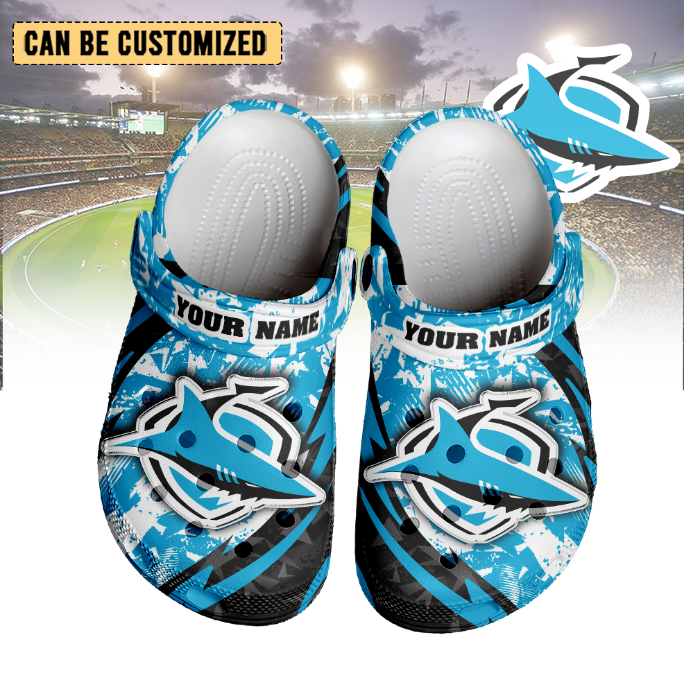 Auspiritmerch Cronulla-Sutherland Sharks Crocs Crocband Clogs Shoes Comfortable For Men Women and Kids