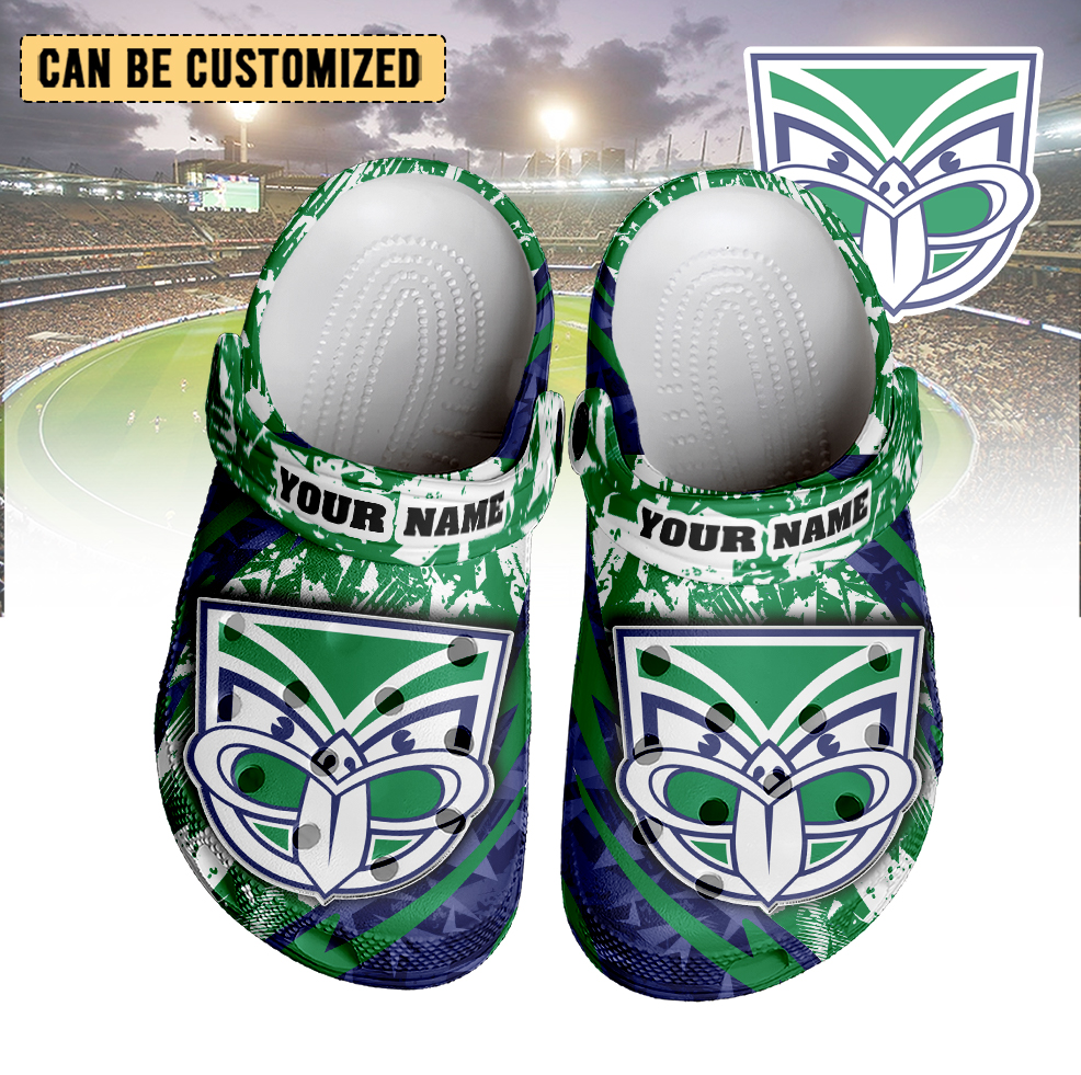 Auspiritmerch New Zealand Warriors Crocs Crocband Clogs Shoes Comfortable For Men Women and Kids