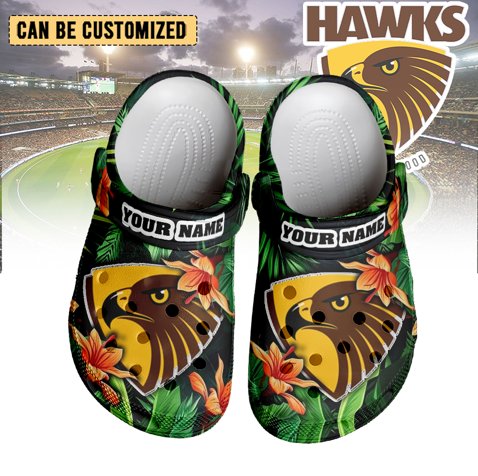 Auspiritmerch Hawthorn Hawks Crocs Crocband Clogs Shoes Comfortable For Men Women and Kids