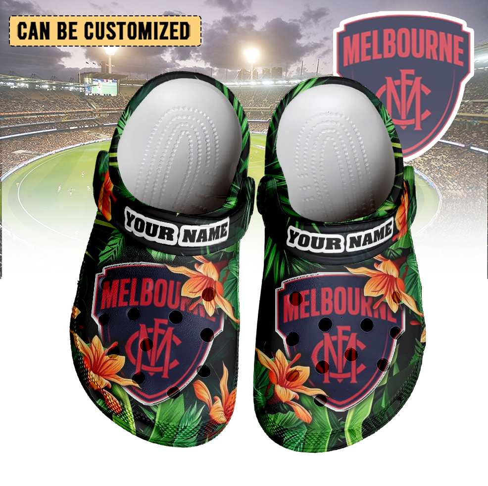 Auspiritmerch Melbourne Demons Crocs Crocband Clogs Shoes Comfortable For Men Women and Kids