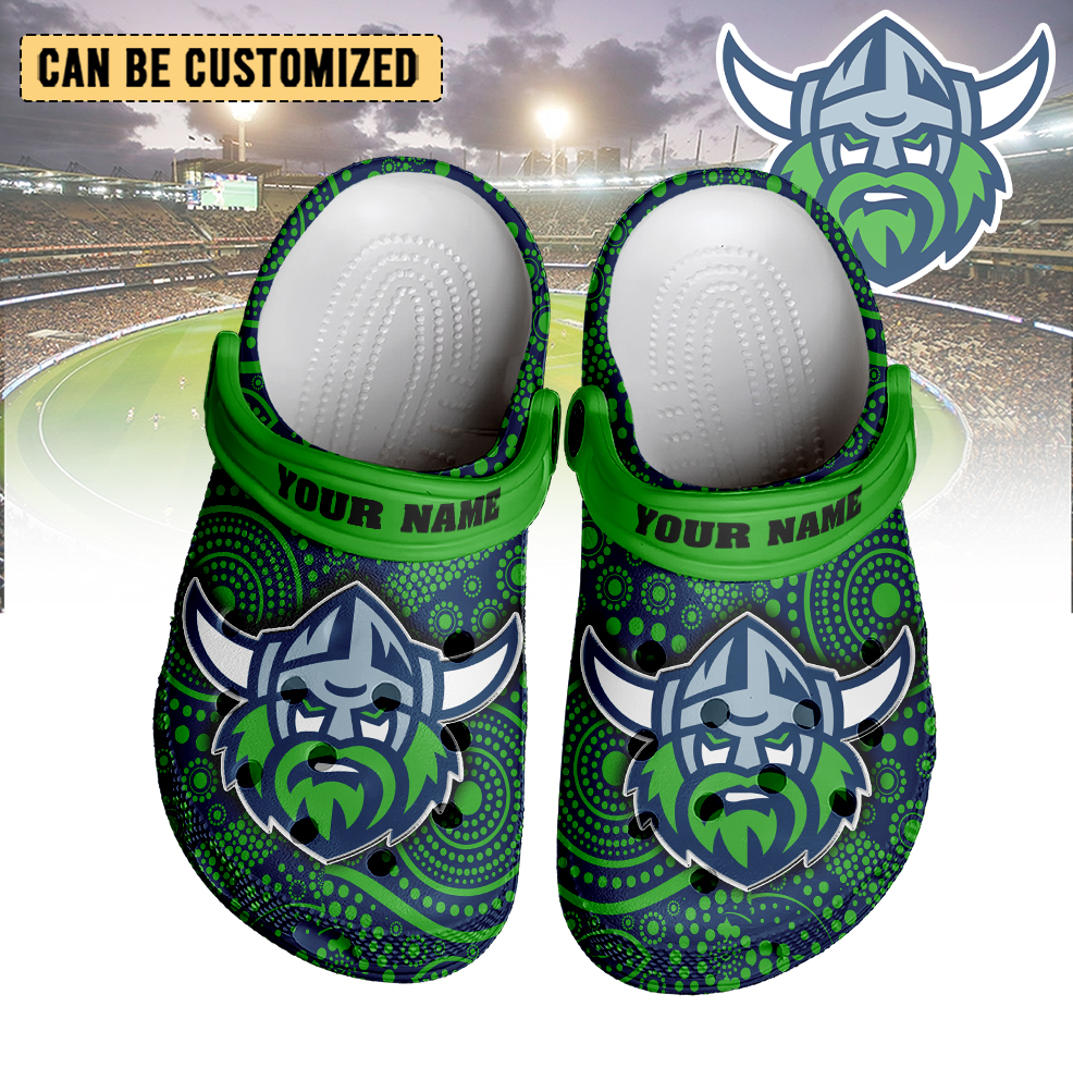 Auspiritmerch Canberra Raiders Crocs Crocband Clogs Shoes Comfortable For Men Women and Kids